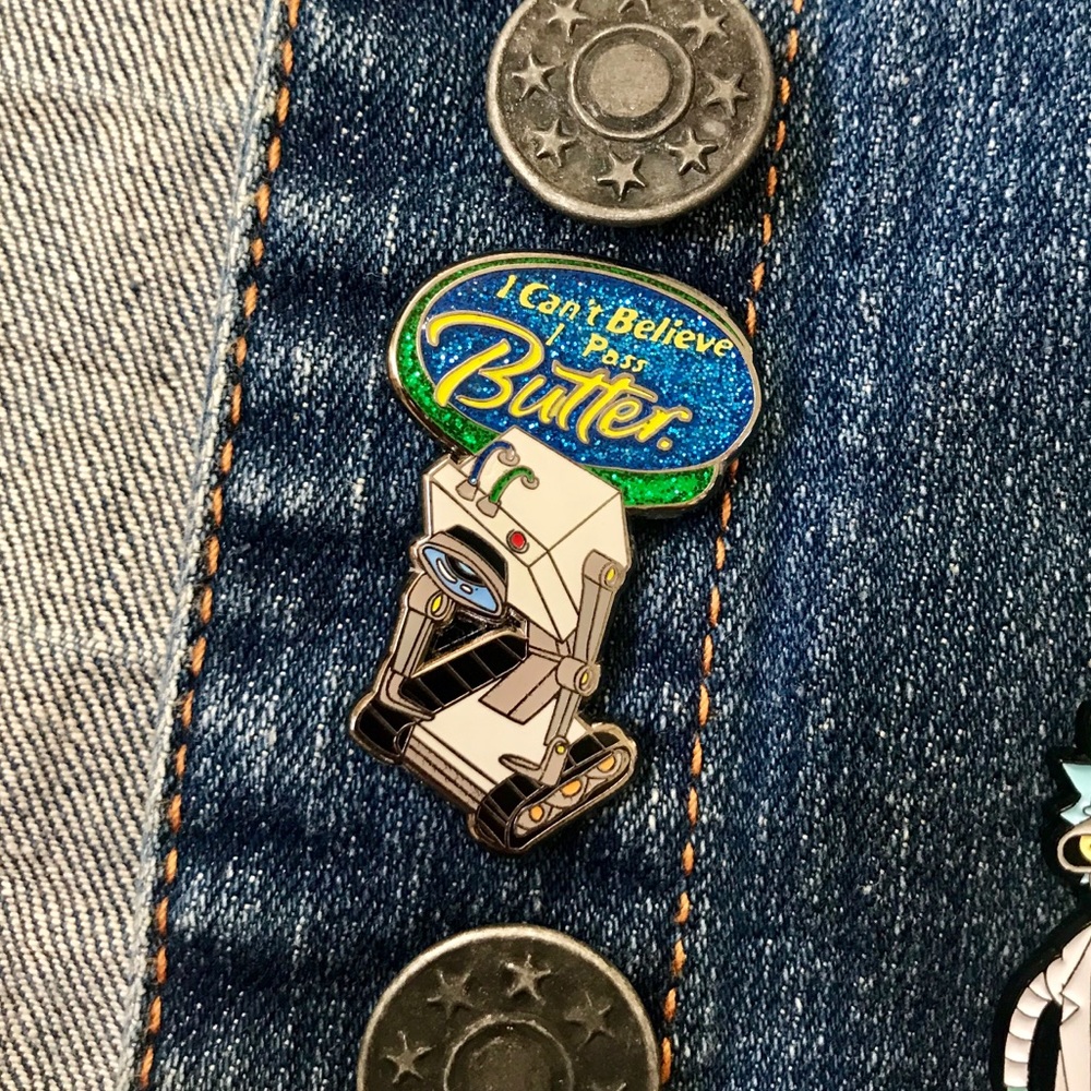 Rick and Morty I can’t believe I pass butter pin